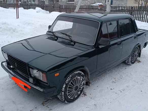 2009 Lada (ВАЗ) 2107, зелёный, 180000 рублей