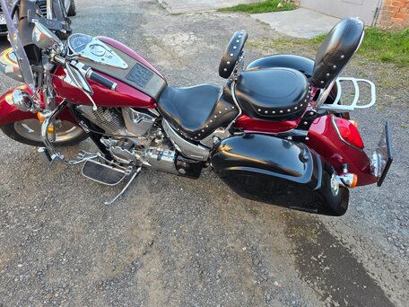 2005 Honda VTX 1300, красный, 640000 рублей, вид 2