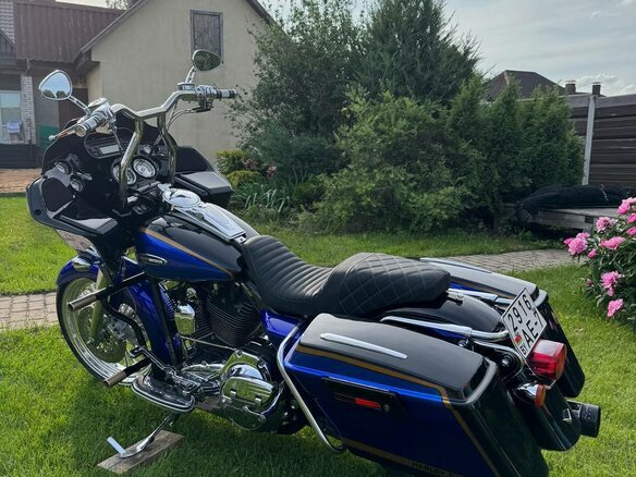 2007 Harley-Davidson CVO Road Glide, синий, 1000000 рублей - вид 14
