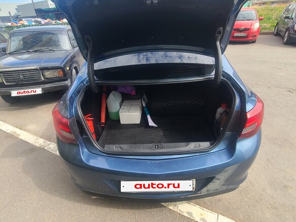 2013 Opel Astra J Рестайлинг, синий, 899000 рублей - вид 11