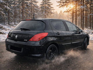 2008 Peugeot 308 I, чёрный, 499000 рублей, вид 2