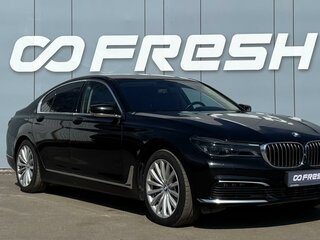 2016 BMW 7 серии Long 750Li xDrive VI (G11/G12), чёрный, 3129000 рублей, вид 1