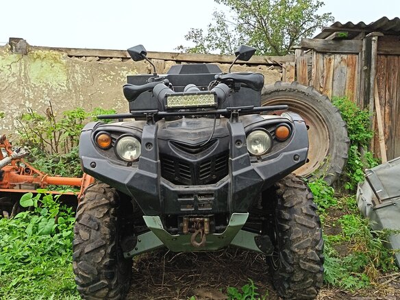 2016 Stels ATV-600YS Leopard, чёрный, 320000 рублей