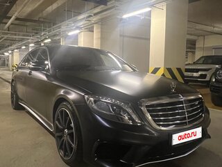 2016 Mercedes-Benz S-Класс AMG 63 AMG Long III (W222, C217), чёрный, 6800000 рублей, вид 1