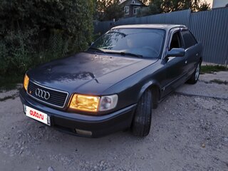1991 Audi 100 IV (C4), синий, 370000 рублей, вид 1