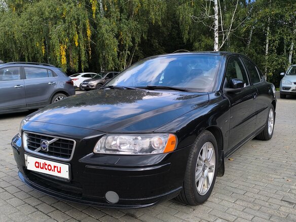 2008 Volvo S60 I Рестайлинг, чёрный, 949000 рублей