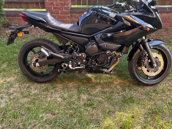 2012 Yamaha XJ6 (FZ6R), чёрный - вид 5