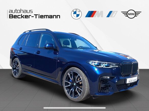 2020 BMW X7 40d I (G07), синий, 10500000 рублей - вид 3