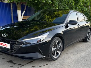 2021 Hyundai Elantra VII (CN7), чёрный, 2400000 рублей, вид 4