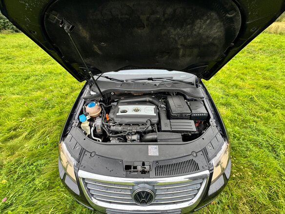 2008 Volkswagen Passat B6, чёрный - вид 9