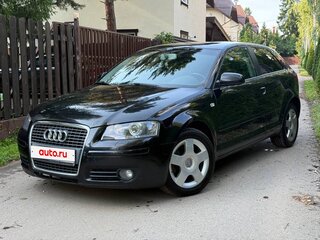 2007 Audi A3 II (8P) Рестайлинг 1, чёрный, 685000 рублей, вид 1
