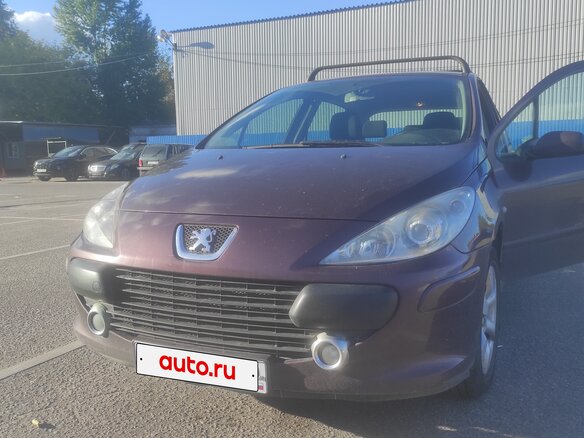 2006 Peugeot 307 I Рестайлинг, фиолетовый, 300000 рублей - вид 3