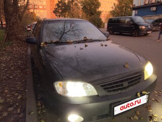 2006 Kia Spectra I Рестайлинг 2, чёрный, 310000 рублей, вид 1