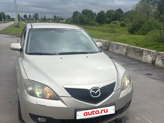 2007 Mazda 3 I (BK) Рестайлинг, серебристый, 330000 рублей, вид 2