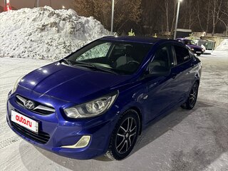 2012 Hyundai Solaris I, синий, 600000 рублей, вид 1