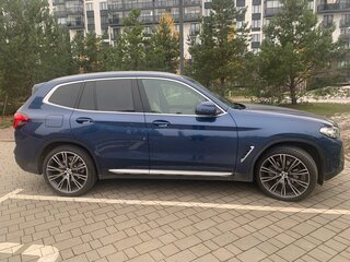 2022 BMW X3 30i III (G01) Рестайлинг, синий, 4450000 рублей, вид 2