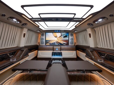 2025 Mercedes-Benz V-Класс Extra Long 300 d экстра длинный III (W447) Рестайлинг 2, чёрный, 48800000 рублей, вид 1