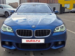 2014 BMW 5 серии 550i xDrive VI (F10/F11/F07) Рестайлинг, синий, 2900000 рублей, вид 1