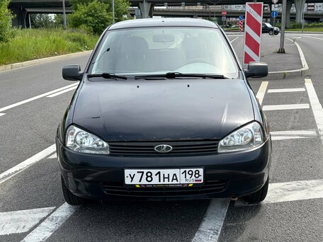 2012 Lada (ВАЗ) Kalina I, чёрный, 139000 рублей, вид 2