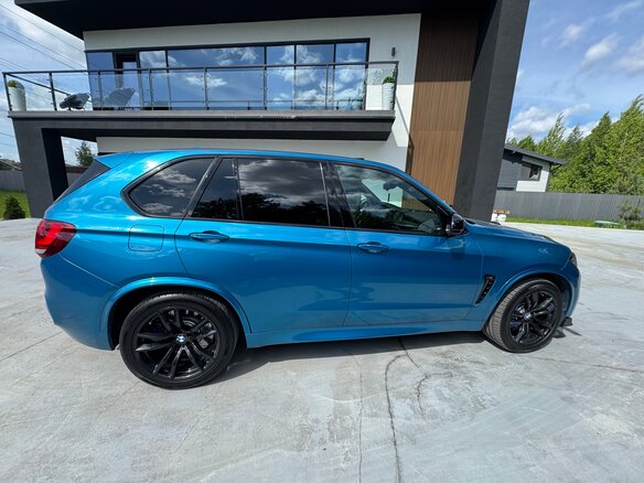 2017 BMW X5 M II (F85), голубой, 4500000 рублей - вид 5