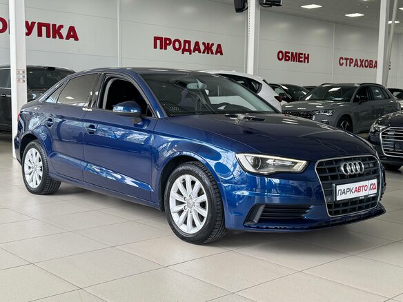 2014 Audi A3 III (8V), синий, 1295000 рублей - вид 1
