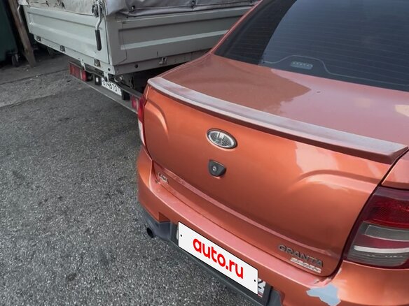 2014 Lada (ВАЗ) Granta Sport I, оранжевый, 650000 рублей - вид 9