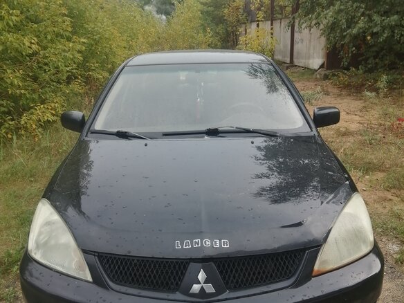 2007 Mitsubishi Lancer IX Рестайлинг, чёрный