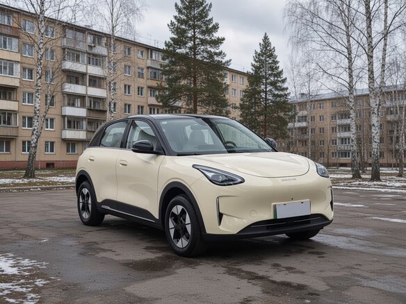 2024 Geely Geome Xingyuan 40.16 kWh, бежевый - вид 2