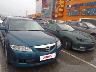 2006 Mazda 6 I (GG) Рестайлинг, синий, 200000 рублей, вид 1