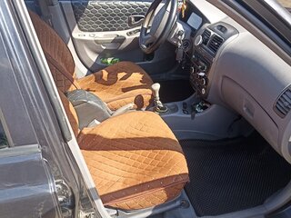2007 Hyundai Accent ТагАЗ II, чёрный, 365000 рублей, вид 4
