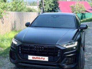 2019 Audi Q8 55 TFSI I (4M), чёрный, 7500000 рублей, вид 5