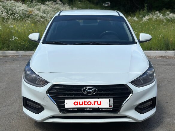 2018 Hyundai Solaris II, белый - вид 1