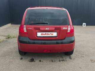2008 Hyundai Getz I Рестайлинг, красный, 315000 рублей, вид 5