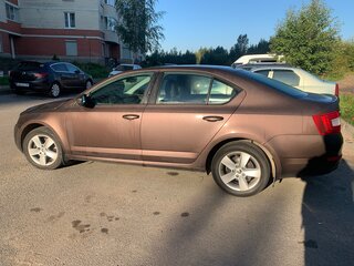 2015 Skoda Octavia III (A7), коричневый, 1170000 рублей, вид 3