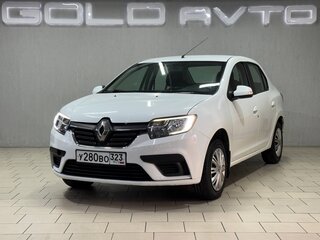 2021 Renault Logan II Рестайлинг, белый, 870000 рублей, вид 1