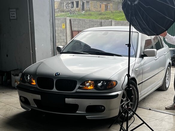 2004 BMW 3 серии 320i IV (E46) Рестайлинг, серебристый, 1200000 рублей - вид 5