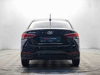 2018 Hyundai Solaris II, чёрный, 1290000 рублей, вид 4