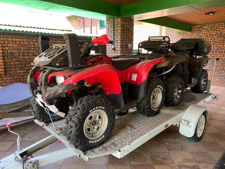 2007 Yamaha Grizzly 700, красный, 530000 рублей, вид 4