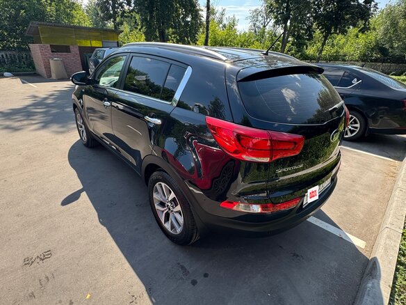 2015 Kia Sportage III Рестайлинг, чёрный, 1390000 рублей - вид 6