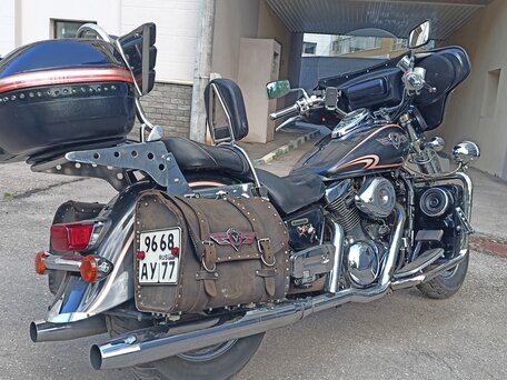 2001 Kawasaki VN1500 Vulcan, чёрный, 415000 рублей, вид 4