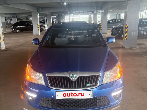 2011 Skoda Octavia RS II Рестайлинг, синий