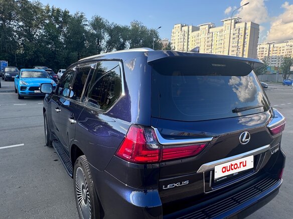 2019 Lexus LX 570 III Рестайлинг 2, синий, 8975000 рублей - вид 12