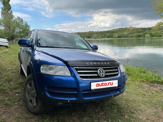 2004 Volkswagen Touareg I, синий, 820000 рублей, вид 1