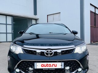 2017 Toyota Camry VII (XV50) Рестайлинг 2, чёрный, 2090000 рублей, вид 4