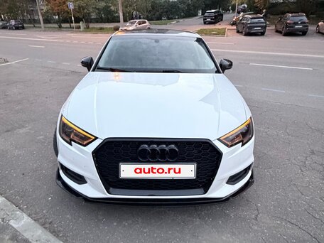 2018 Audi A3 III (8V) Рестайлинг, белый, 1600000 рублей, вид 2