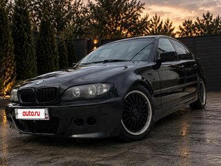 2002 BMW 3 серии 320i IV (E46) Рестайлинг, чёрный, 405000 рублей, вид 1