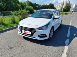 2019 Hyundai Solaris II, белый, 1280000 рублей, вид 2