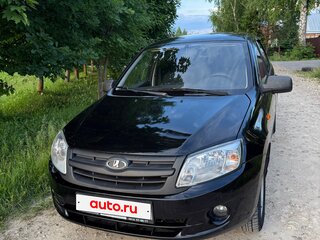 2012 Lada (ВАЗ) Granta I, чёрный, 270000 рублей, вид 4