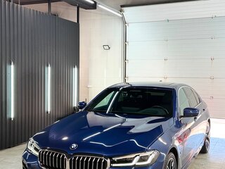 2020 BMW 5 серии 530e VII (G30/G31/G38) Рестайлинг, синий, 5300000 рублей, вид 2