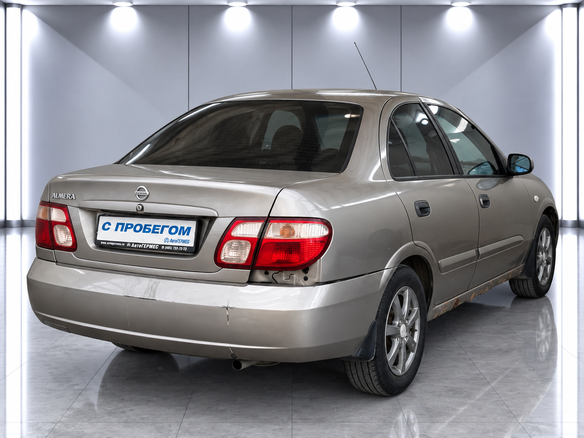 2005 Nissan Almera II (N16) Рестайлинг, бежевый, 175000 рублей - вид 3